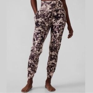 EUC Athleta Salutation Printed Jogger Yoga Pilates Pant Small Petite